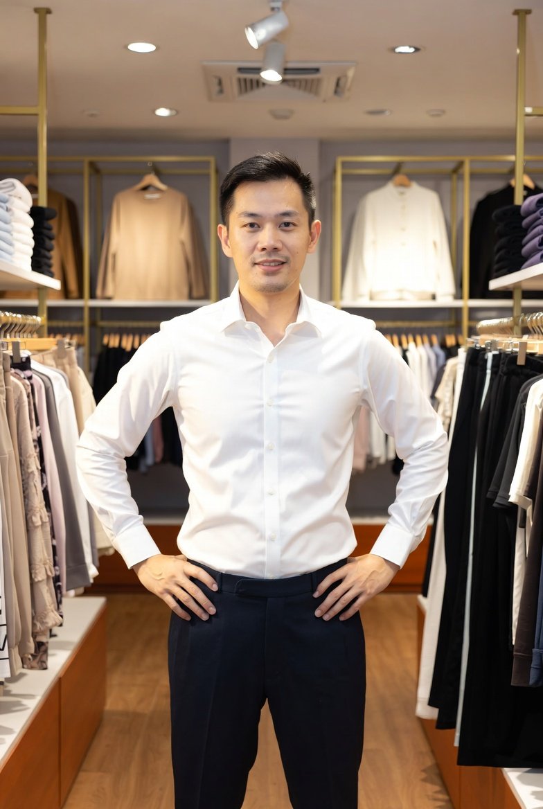 NUZ Wholesale clothing showroom display